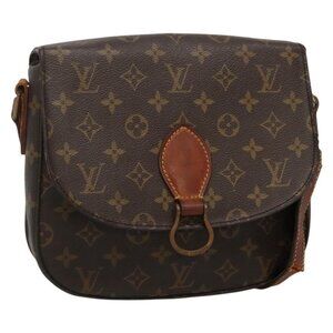 Authentic LOUIS VUITTON Monogram Monogram Saint Cloud GM Shoulder Bag M51242